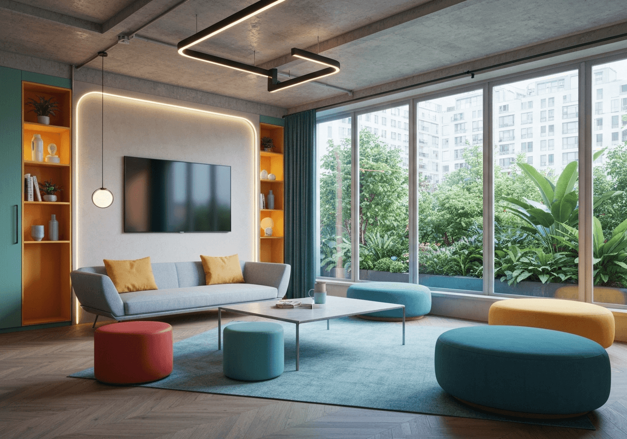 Cover Image for 5 fargetrender som transformerer hjemmet ditt i 2025